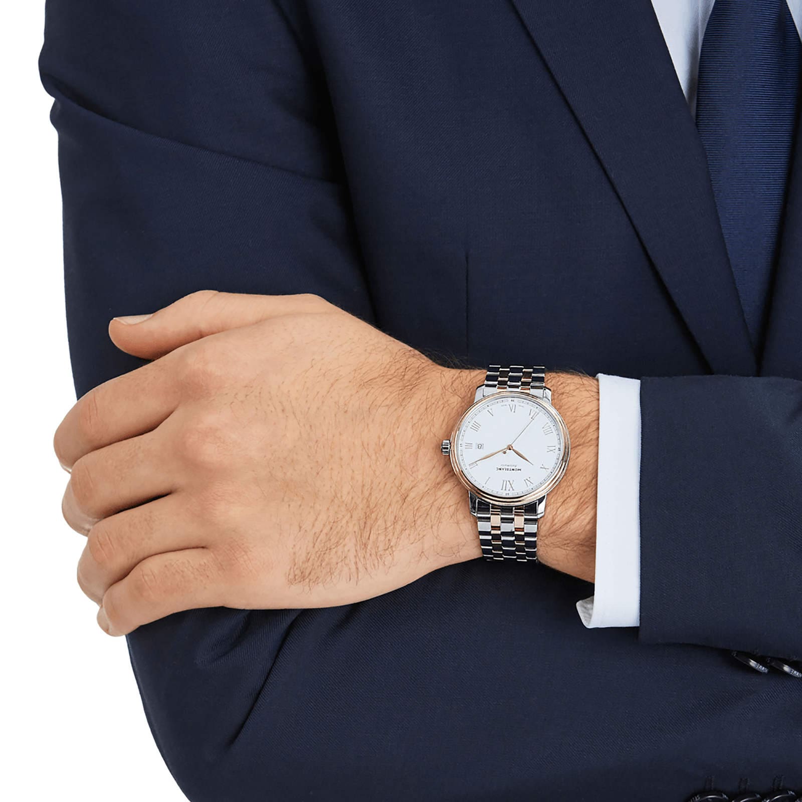 ساعت مردانه Montblanc 114337 Tradition Automatic Date مونبلان - Image 2