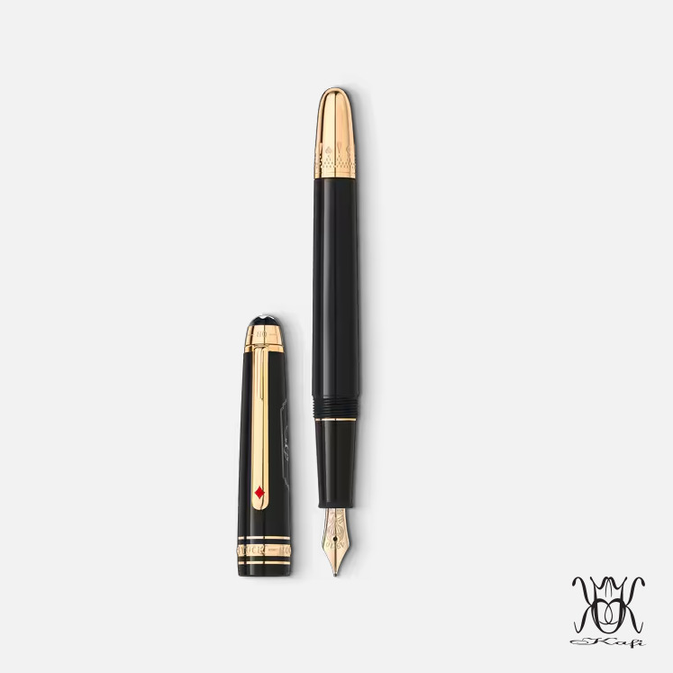 خودنویس مشکی 128472 Meisterstück Around the World in 80 Days Classique Fountain Pen مونبلان